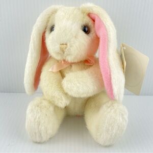 Russ Caress Soft Pets Bunny Rabbit Plush Teddy Bear Bean Bag Bottom 5 inches